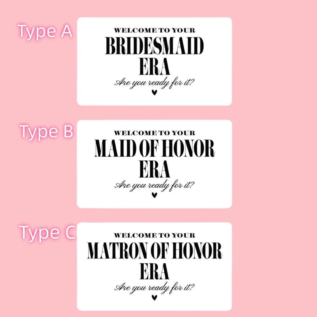 bridal party proposal wine labels - basil boutique