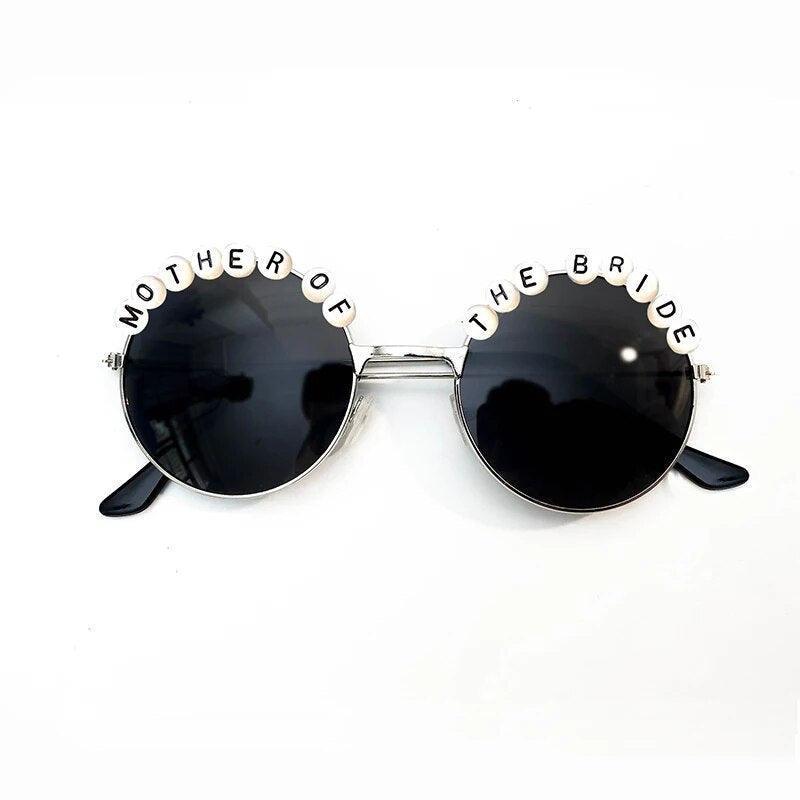 bridal party round sunglasses - basil boutique