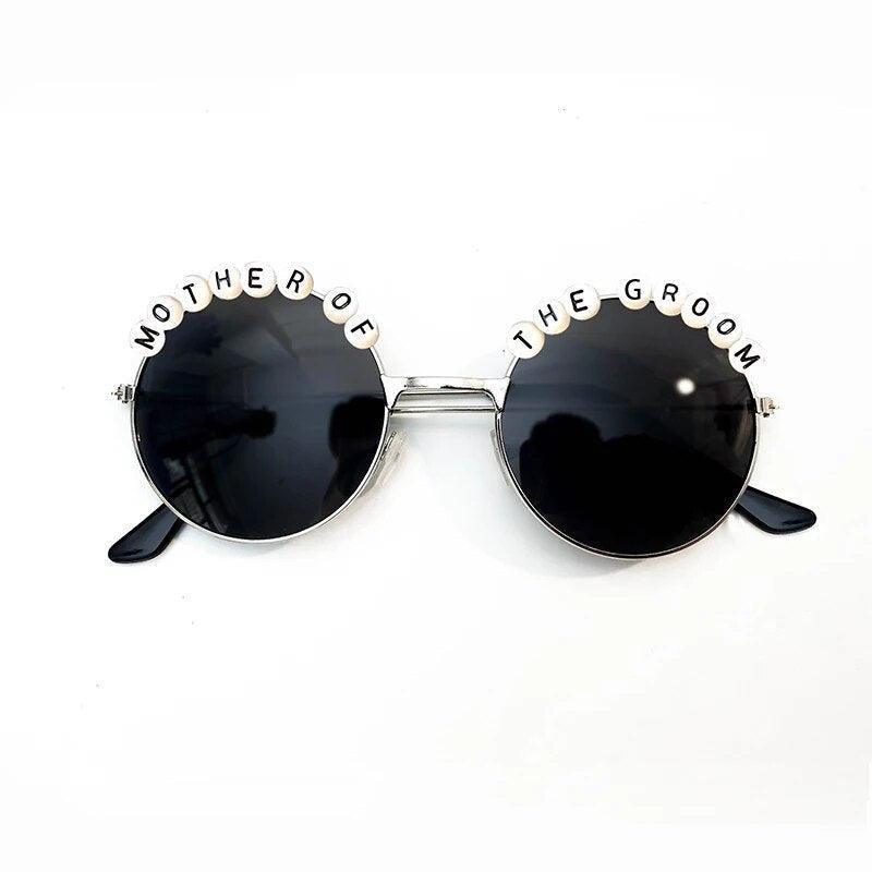 bridal party round sunglasses - basil boutique