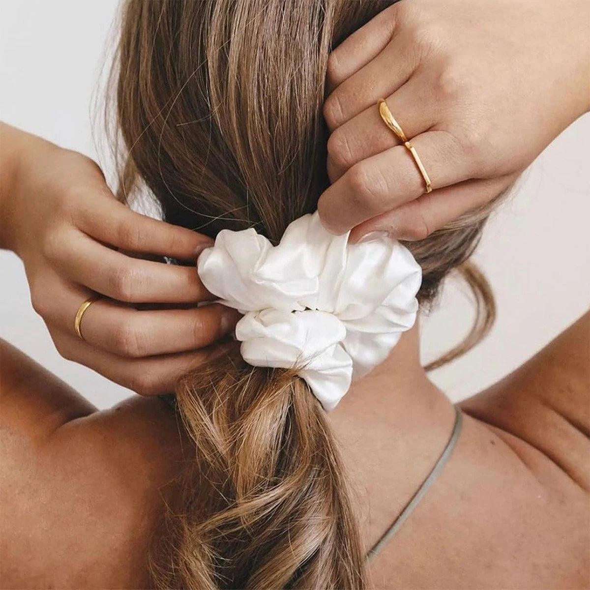 bridal party scrunchies - basil boutique