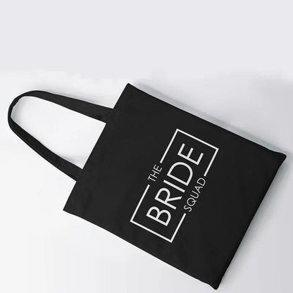 bridal party tote bag - basil boutique