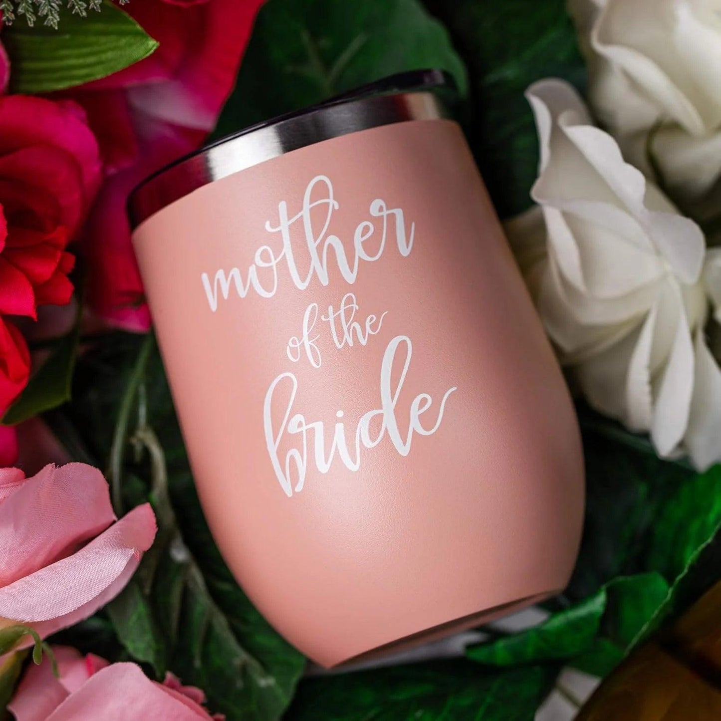 bridal party wine tumblers - basil boutique