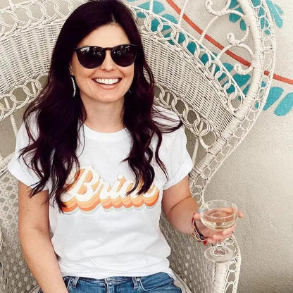 bride + babe retro t-shirts - basil boutique