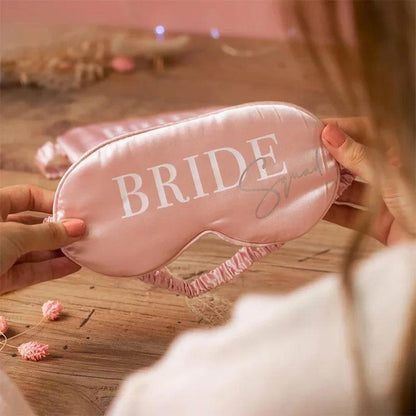 bride + bride squad eye mask - basil boutique