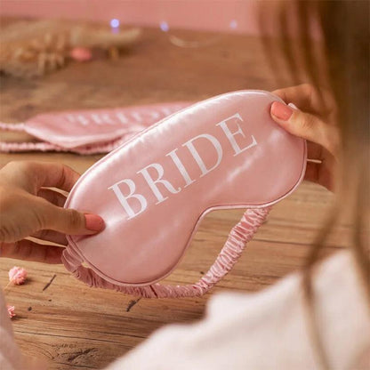 bride + bride squad eye mask - basil boutique