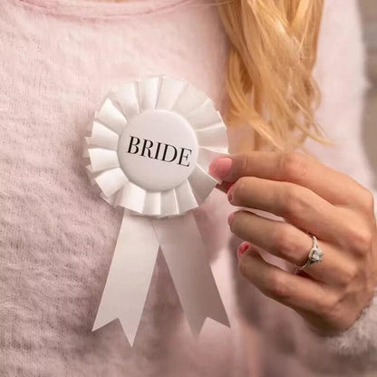 bride + bride squad pins - basil boutique