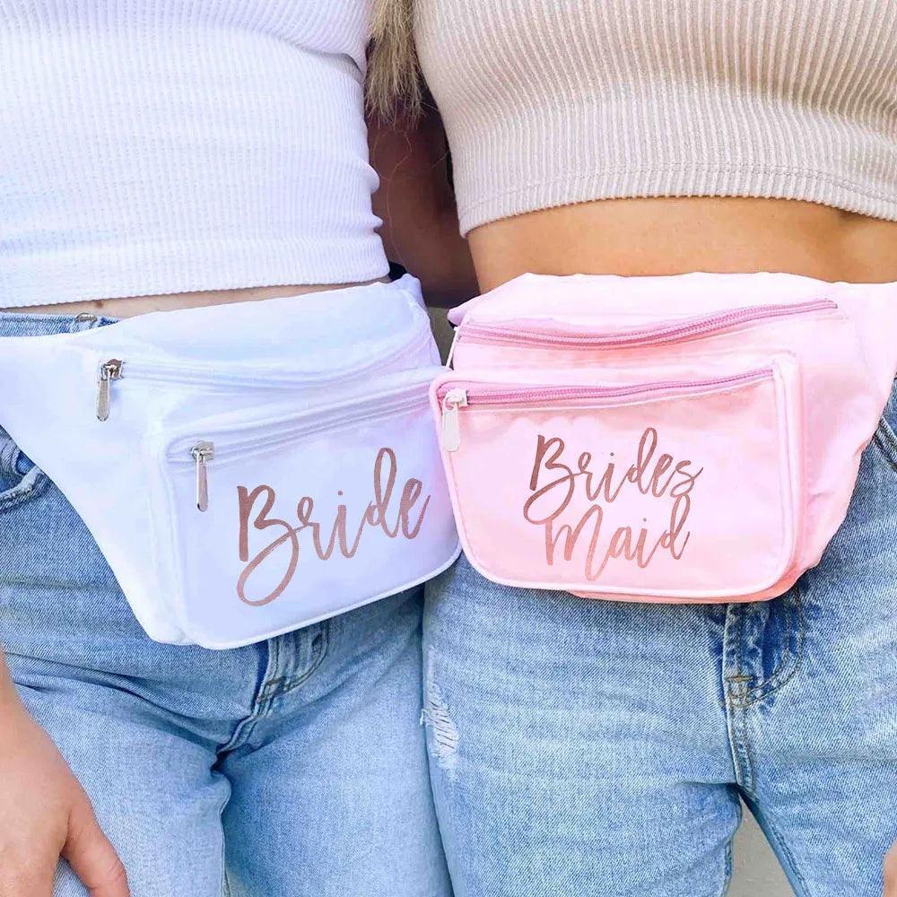 bride+ bridesmaid fanny packs - basil boutique