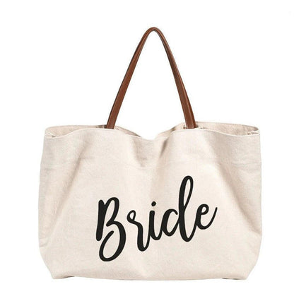 bride + bridesmaid travel tote - basil boutique