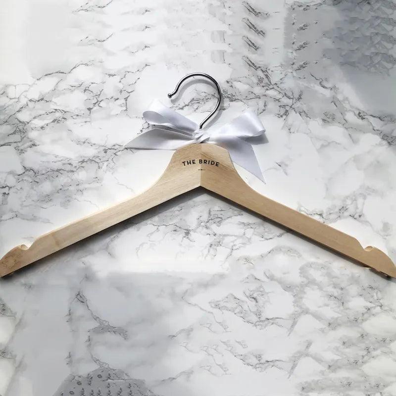 bride + groom bow hanger - basil boutique