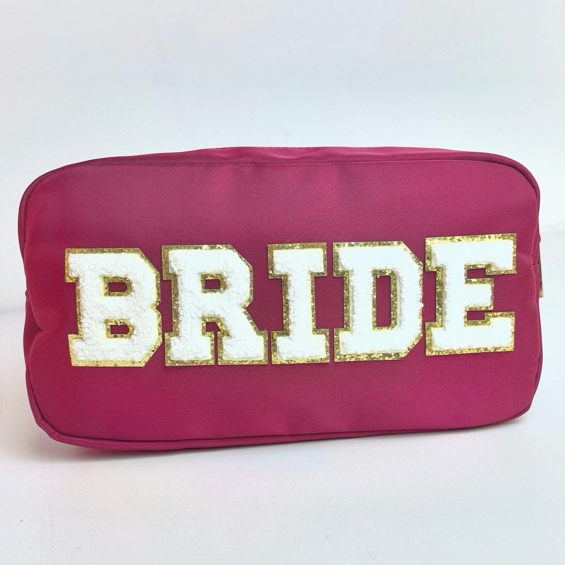 bride + groom cosmetic bags - basil boutique