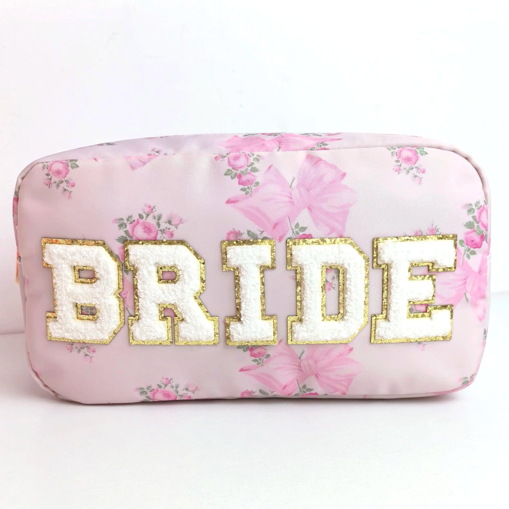 bride + groom cosmetic bags - basil boutique