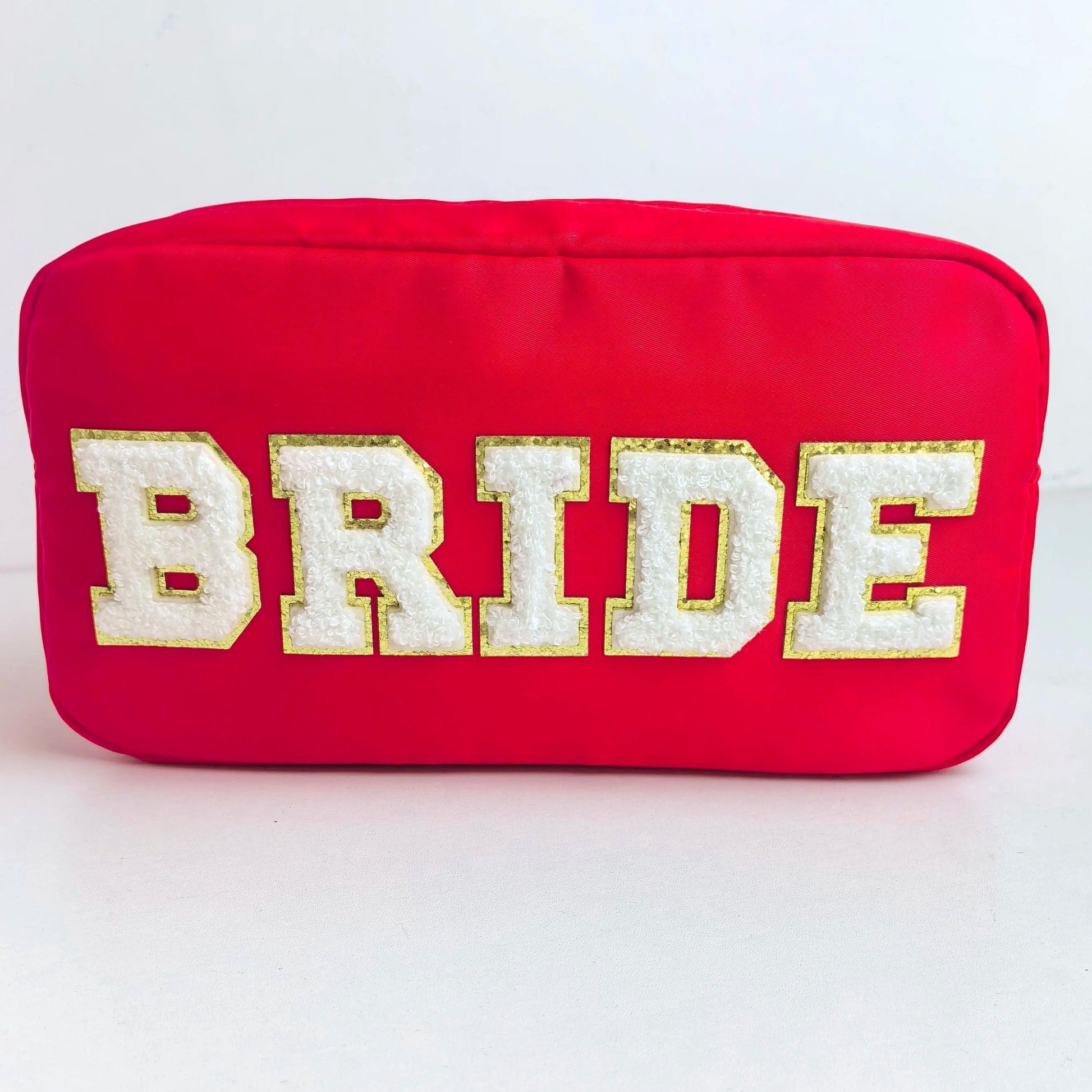 bride + groom cosmetic bags - basil boutique