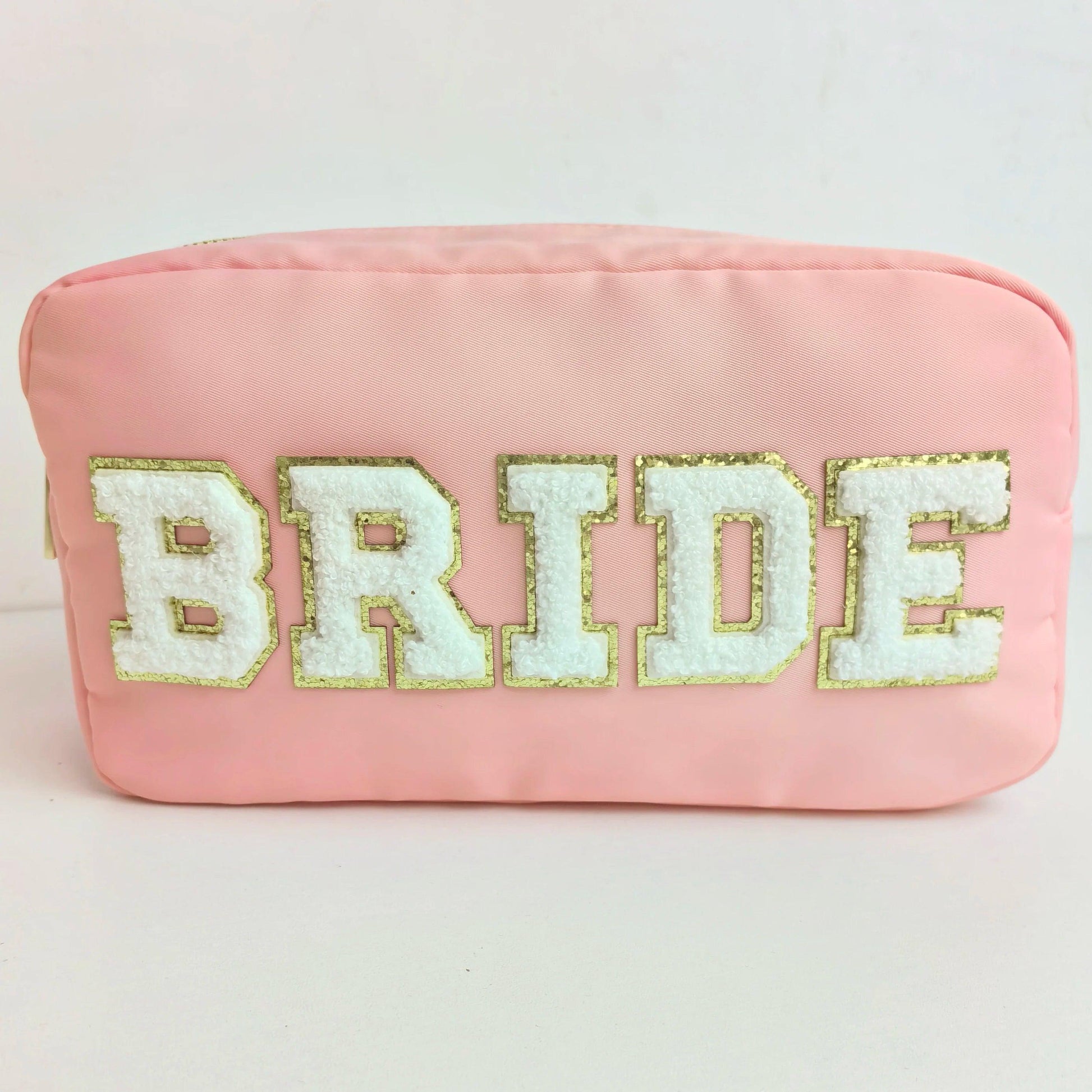 bride + groom cosmetic bags - basil boutique