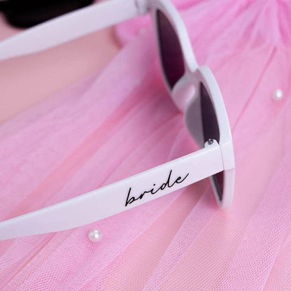 bride + groom matching sunglasses - basil boutique