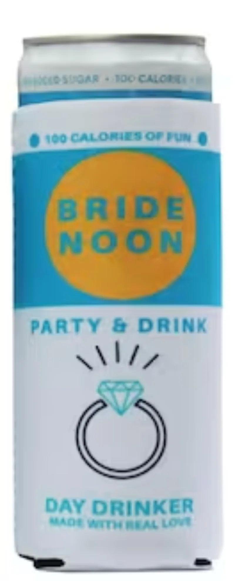 bride noon slim-fit koozies - basil boutique