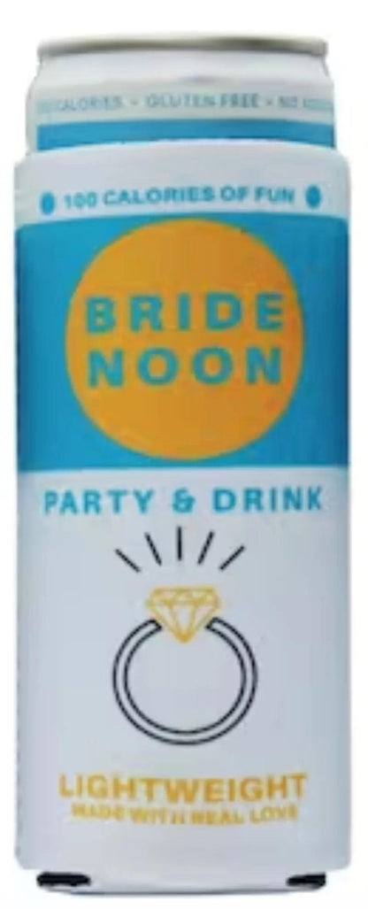 bride noon slim-fit koozies - basil boutique