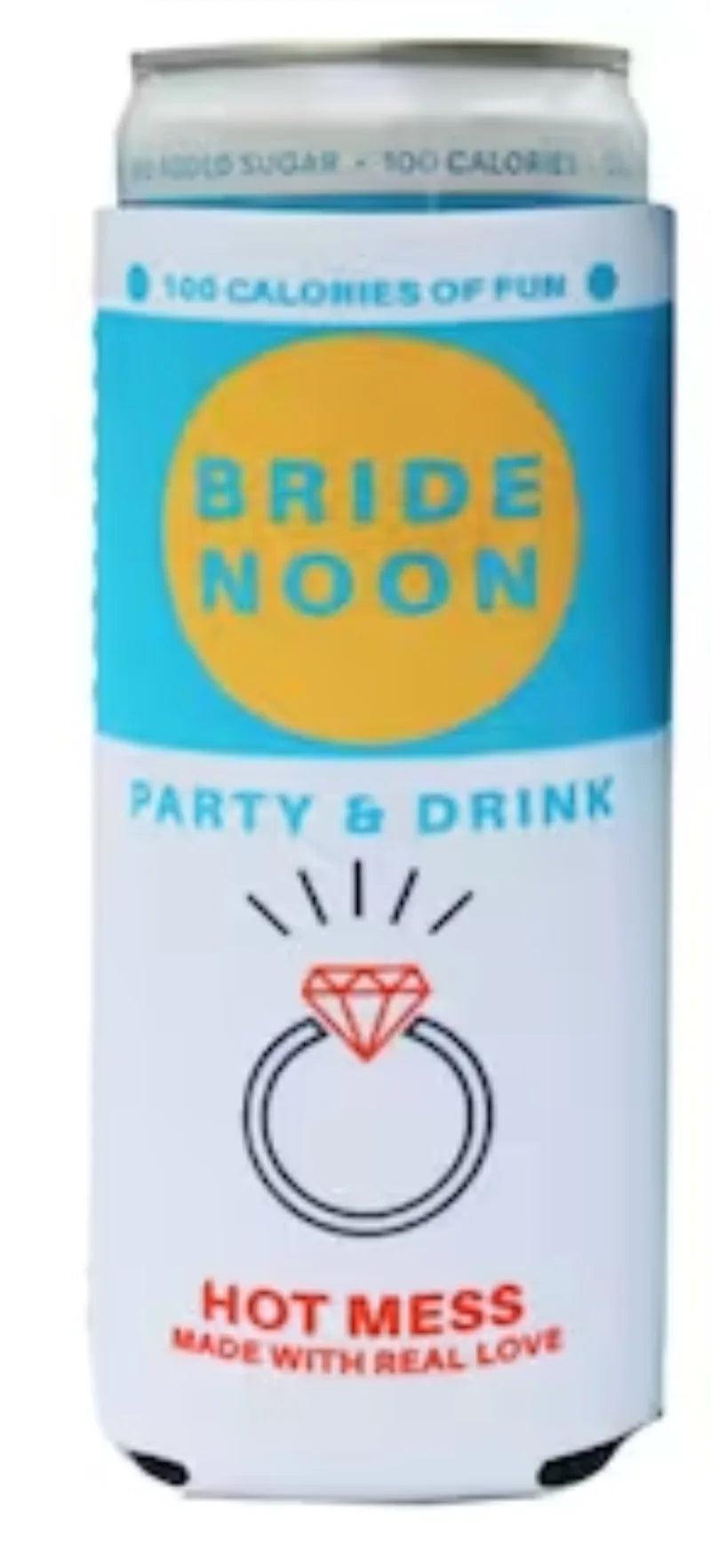 bride noon slim-fit koozies - basil boutique