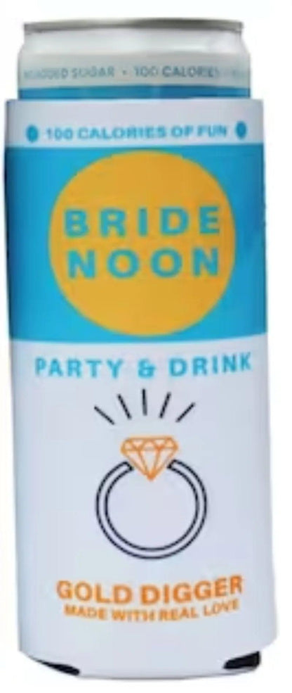 bride noon slim-fit koozies - basil boutique