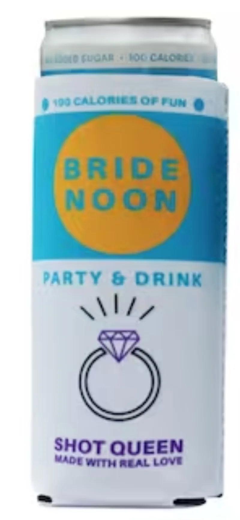 bride noon slim-fit koozies - basil boutique