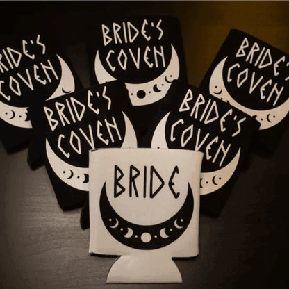 bride's coven koozies - basil boutique