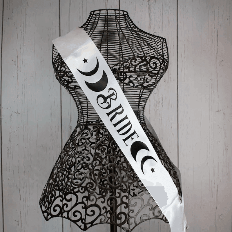 bride's coven sashes - basil boutique