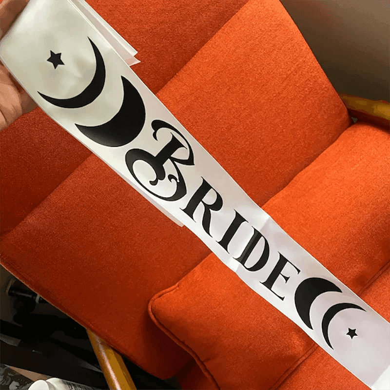 bride's coven sashes - basil boutique