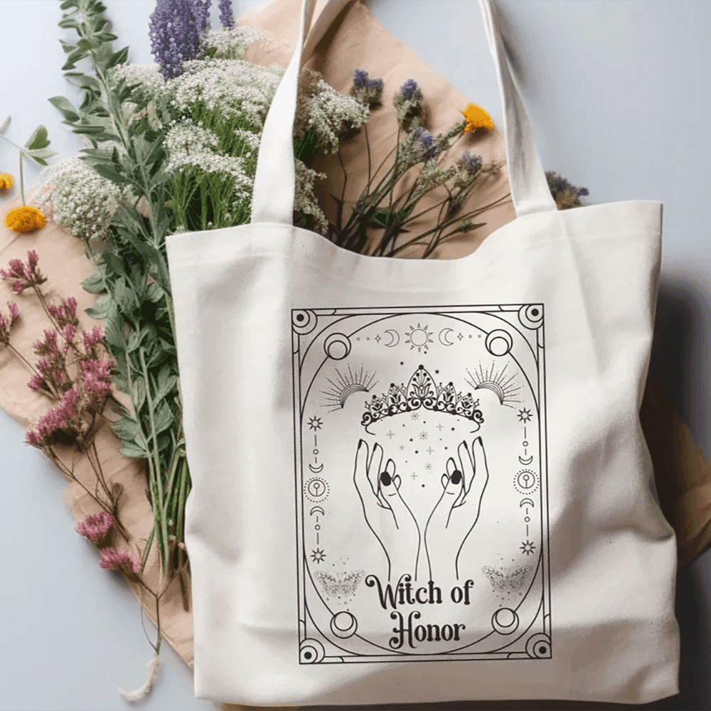 bride's coven tote bags - basil boutique