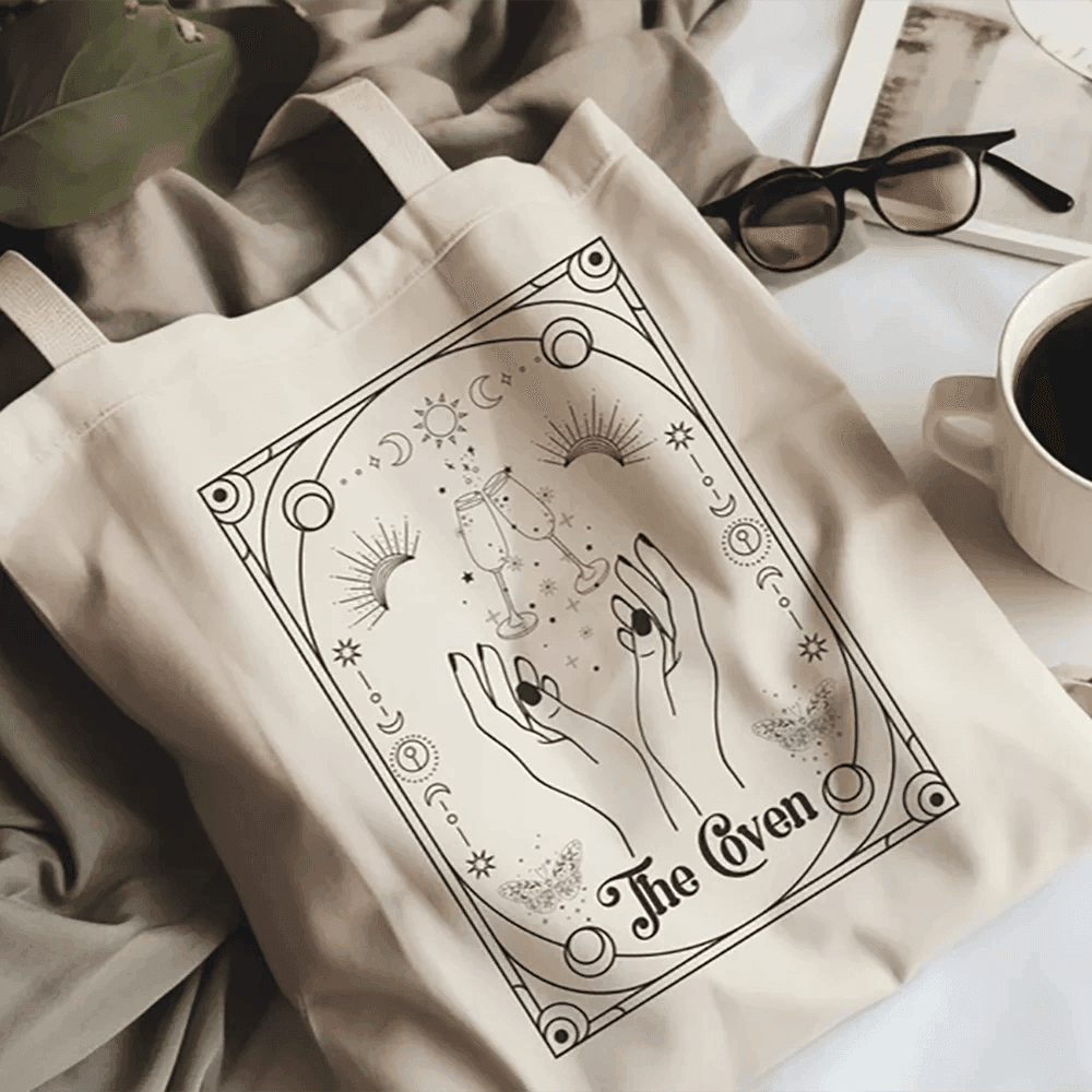 bride's coven tote bags - basil boutique