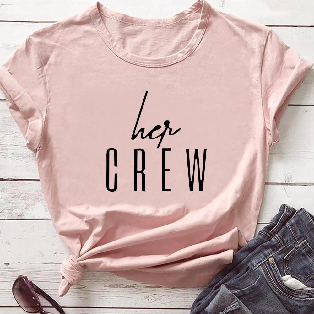 bride-to-be + her crew t-shirts - basil boutique