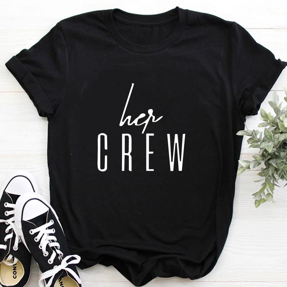 bride-to-be + her crew t-shirts - basil boutique