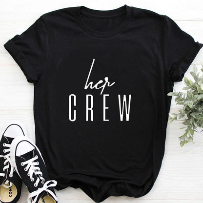 bride-to-be + her crew t-shirts - basil boutique