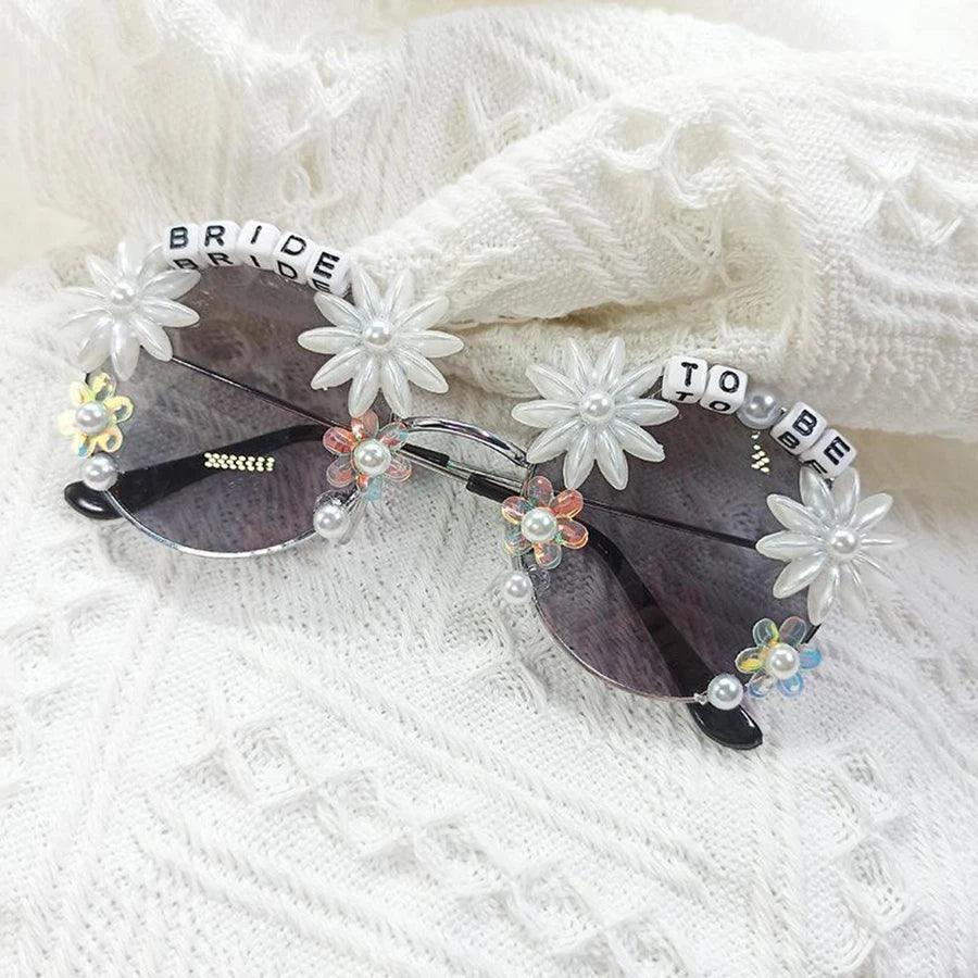 bride-to-be rhinestone sunglasses - basil boutique