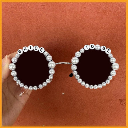 bride-to-be rhinestone sunglasses - basil boutique