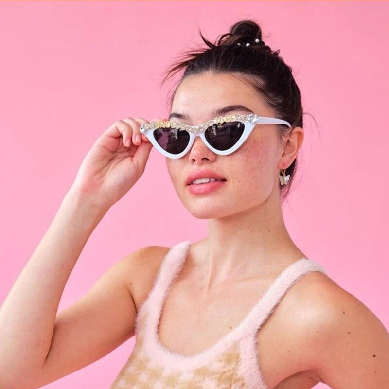 bride-to-be + team bride cateye sunglasses - basil boutique