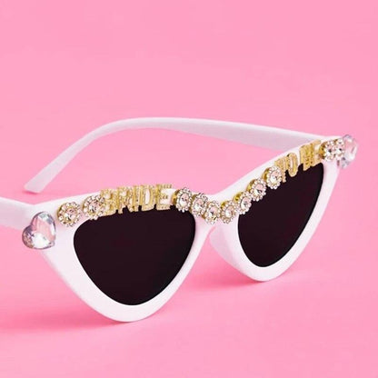 bride-to-be + team bride cateye sunglasses - basil boutique