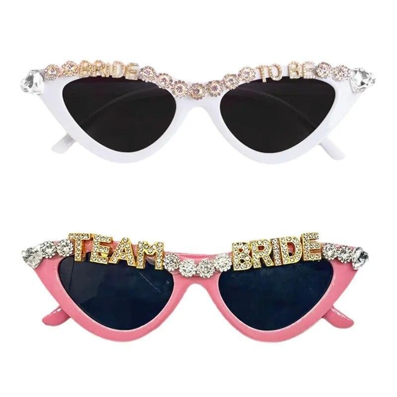 bride-to-be + team bride cateye sunglasses - basil boutique