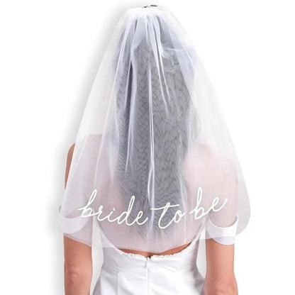 bride-to-be veil - basil boutique