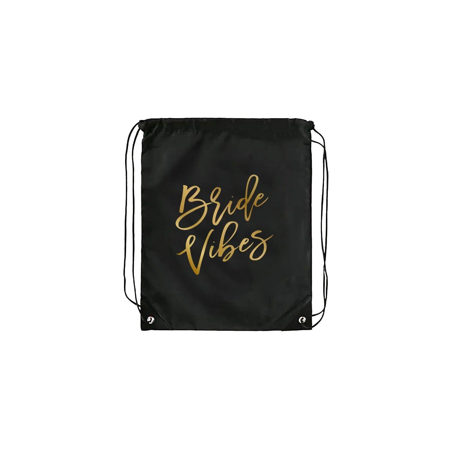 bride vibe drawstring bags - basil boutique