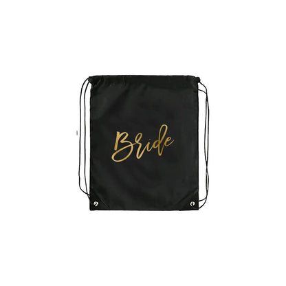 bride vibe drawstring bags - basil boutique