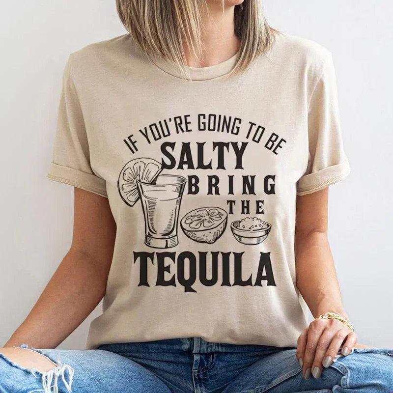 bring the tequila t-shirt - basil boutique