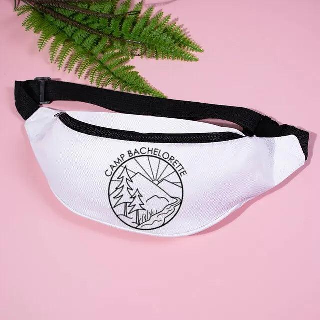 camp bachelorette fanny packs - basil boutique