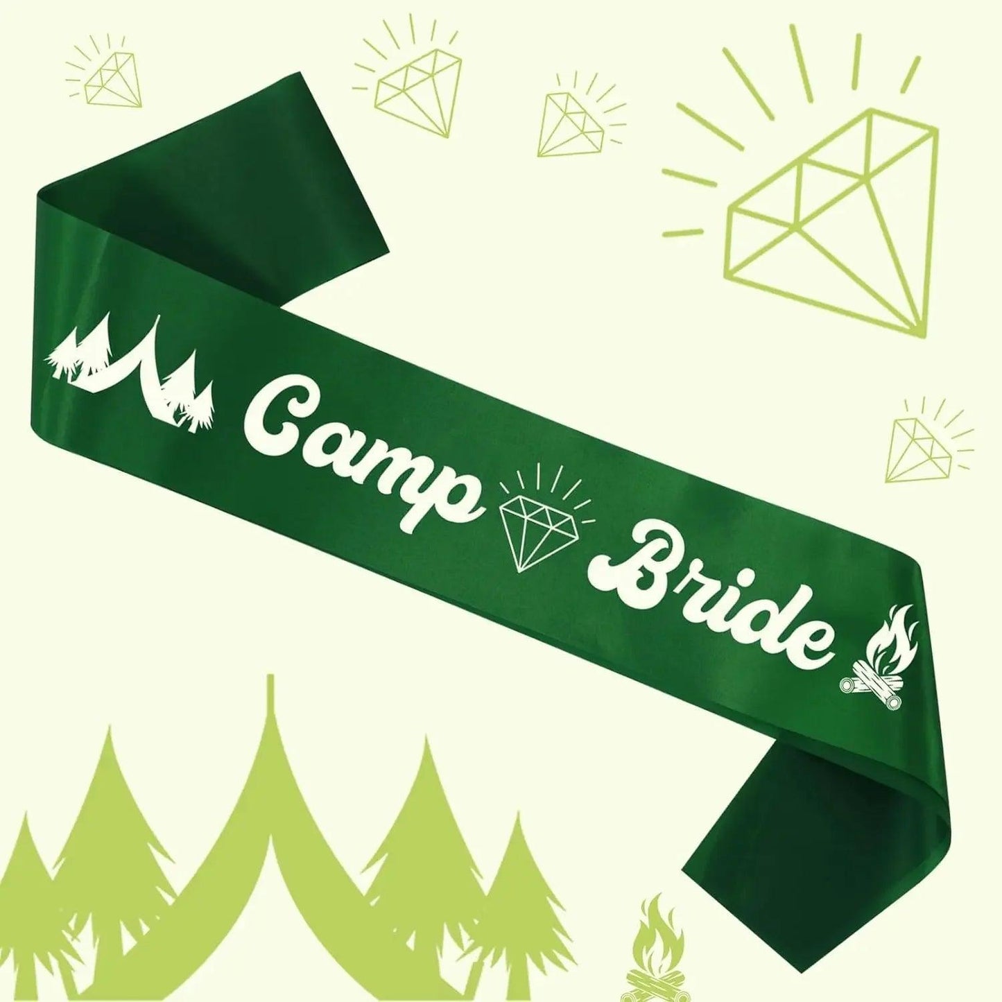 camp bachelorette sashes - basil boutique