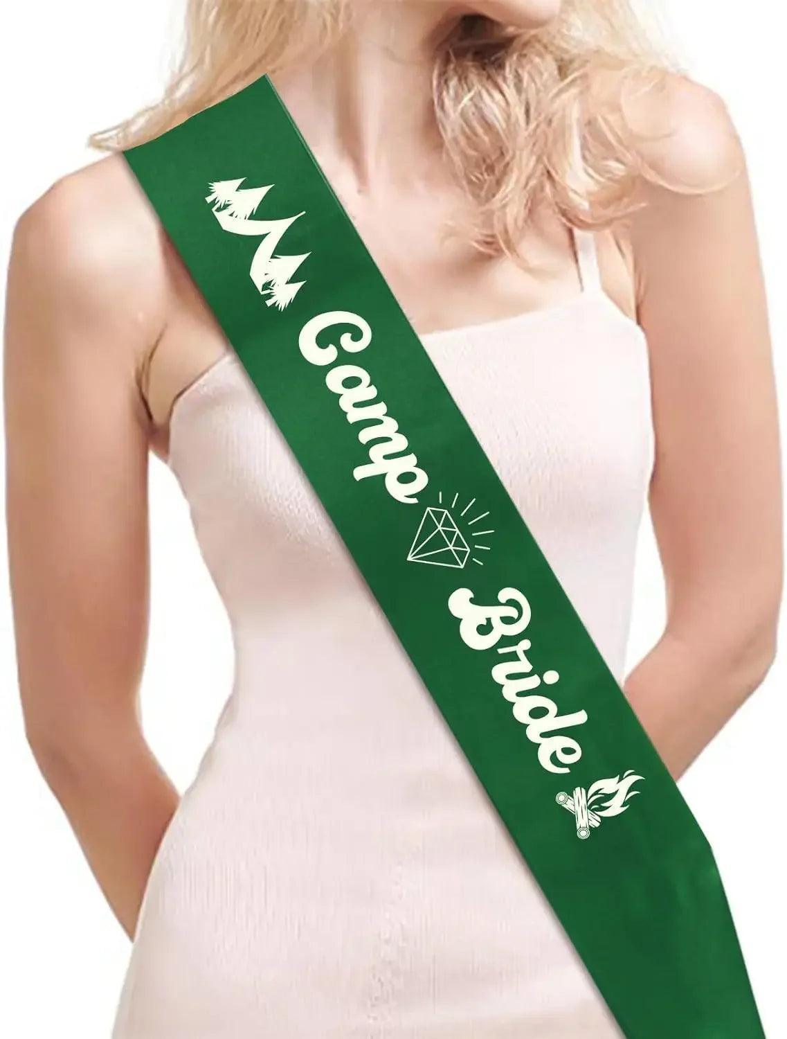 camp bachelorette sashes - basil boutique