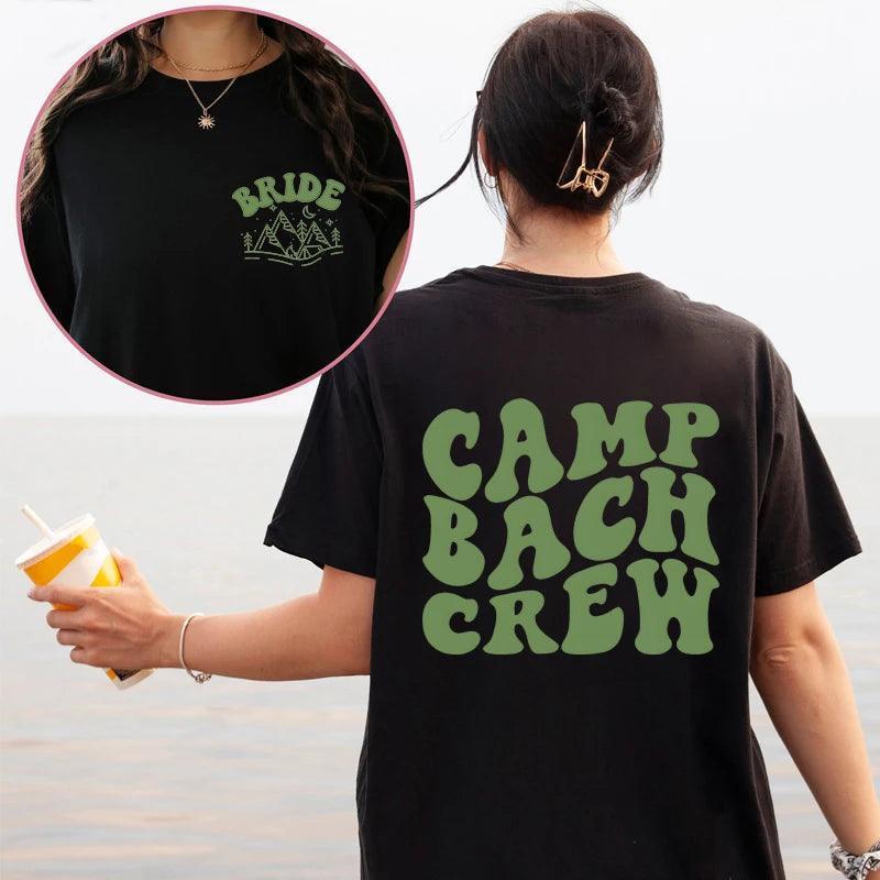 camp bachelorette t-shirt - basil boutique