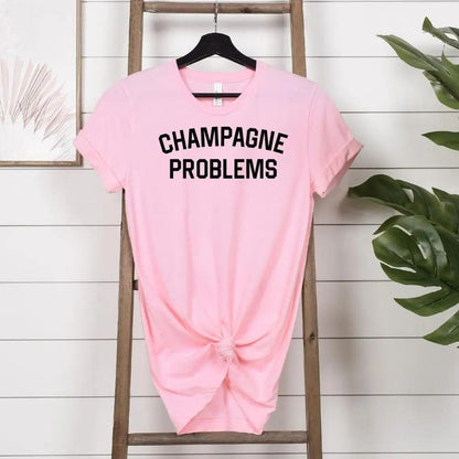 champagne problems t-shirt - basil boutique