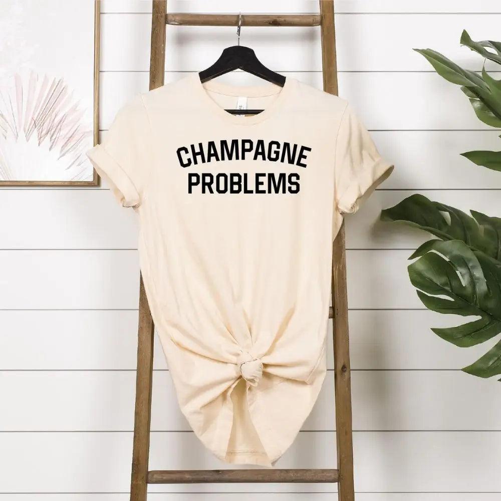 champagne problems t-shirt - basil boutique