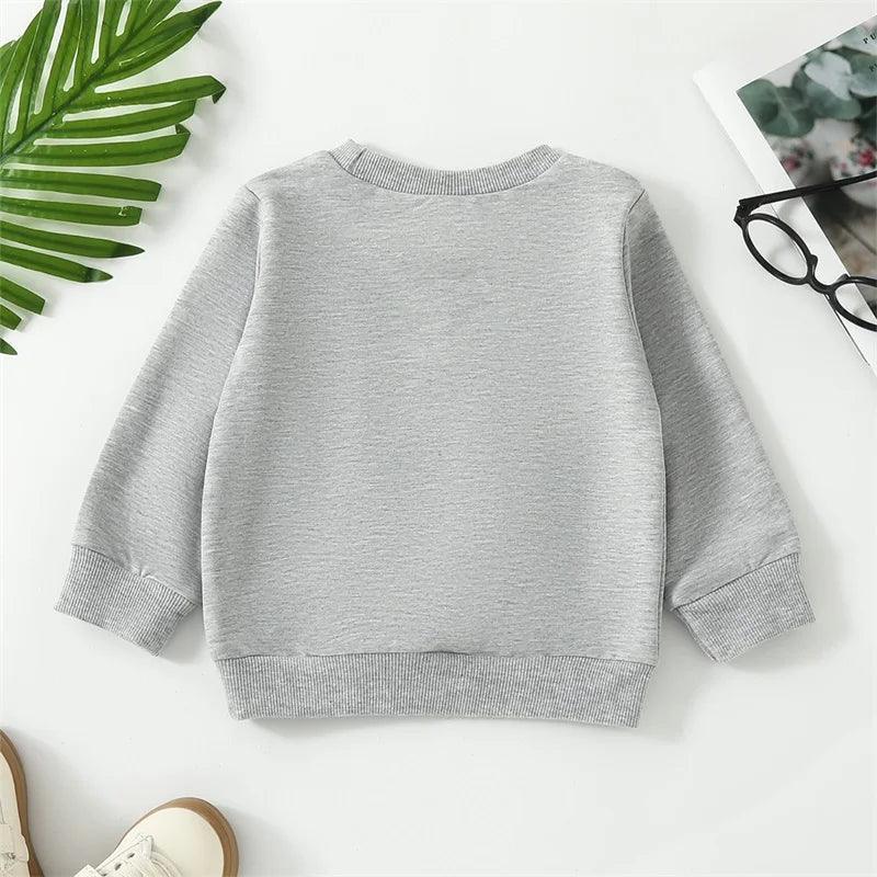 charmer patch kids crew sweatshirt - basil boutique