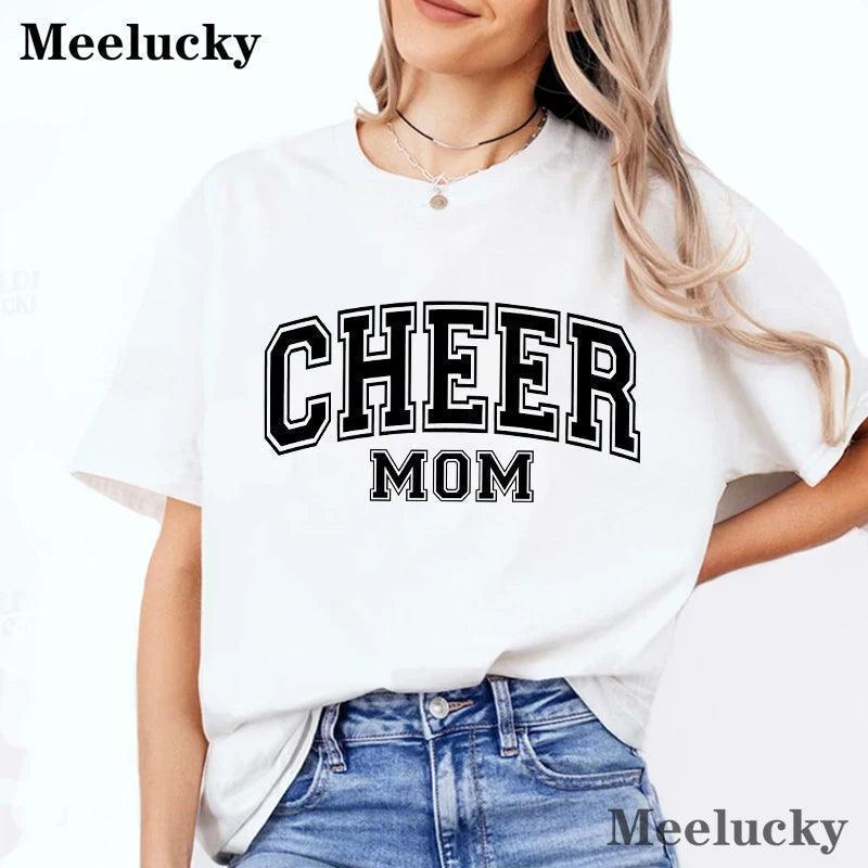 cheer mom t-shirt - basil boutique