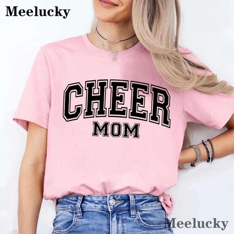 cheer mom t-shirt - basil boutique