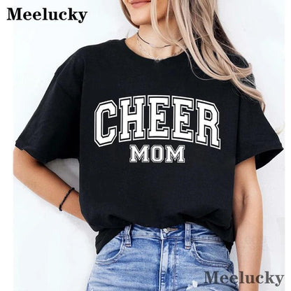 cheer mom t-shirt - basil boutique